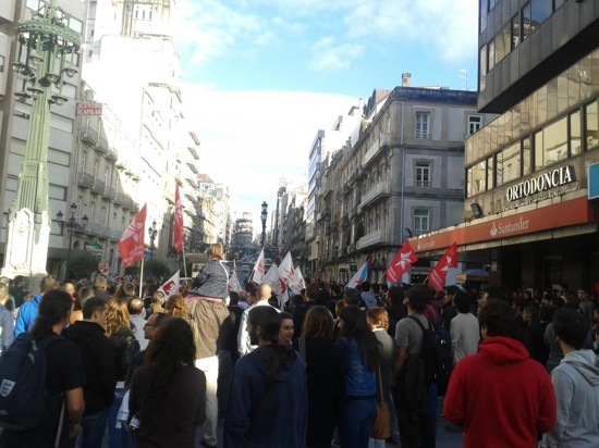 Protesta en Vigo contra os Orzamentos do Estado