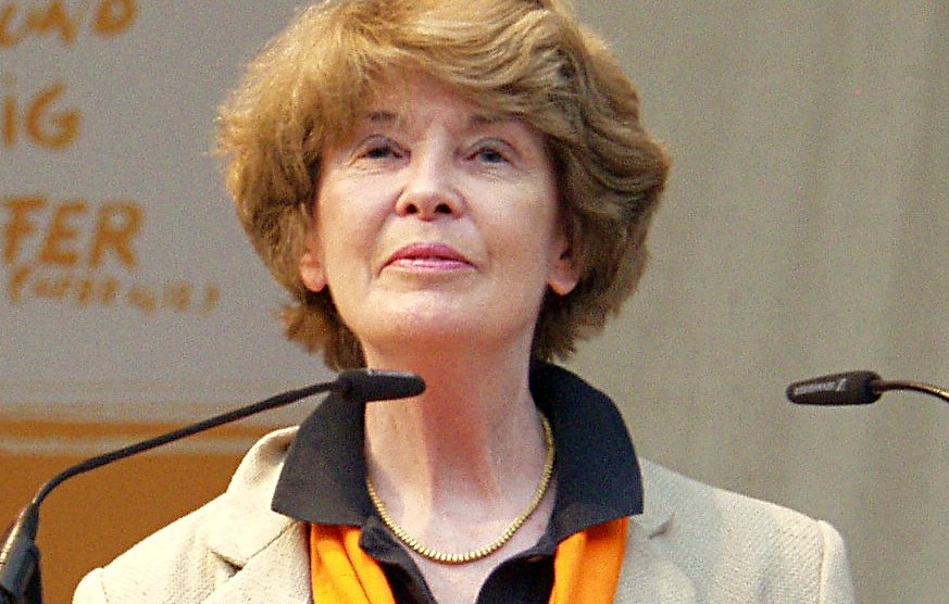 Susan George, unha das principais téoricas críticas, en Galicia