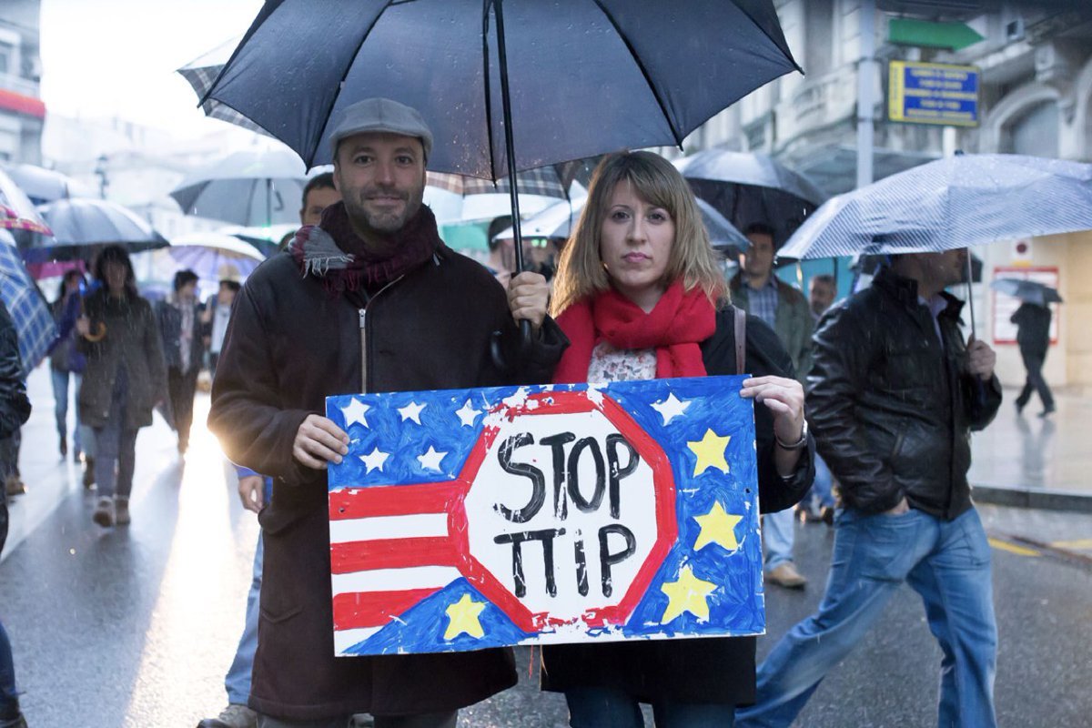 Galicia súmase ás protestas globais contra os tratados de libre comercio