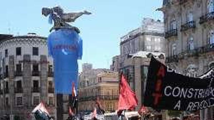 Vigo se suma a la protesta europea contra la troika