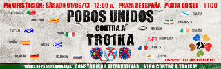 1 de xuño, Pobos unidos contra a Troika