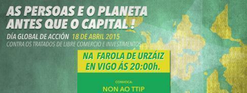 Petón do Lobo, Cova Crea, Contramínate e a Plataforma de Corcoesto continúa a súa loita global contra o Tratado de libre comercio e investimentos